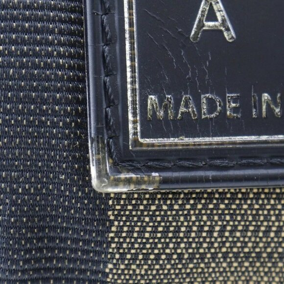 FENDI Pecan Stripe Waist bag 7VA446 body bag Brown Nylon canvas unisex - Picture 12 of 14